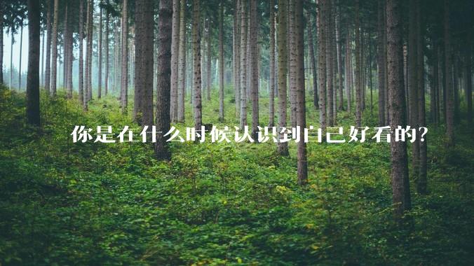 你是在什么时候认识到自己好看的？