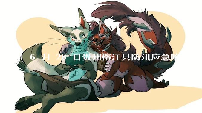 6 月 28 日贵州榕江县防汛应急响应提升至 Ⅰ 级，全城撤离，当地情况如何？