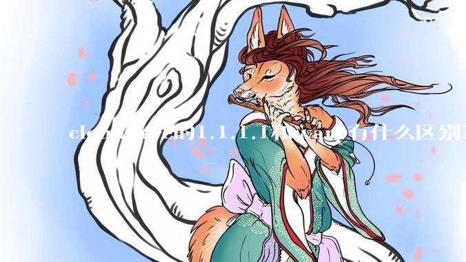 cloudflare的1.1.1.1和warp有什么区别？