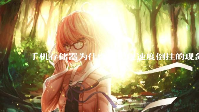 手机存储器为什么会出现速度倒挂的现象，外存比内存快？