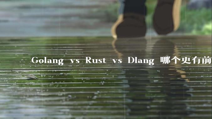Golang vs Rust vs Dlang 哪个更有前途，哪位大牛这 3 门语言都用过？